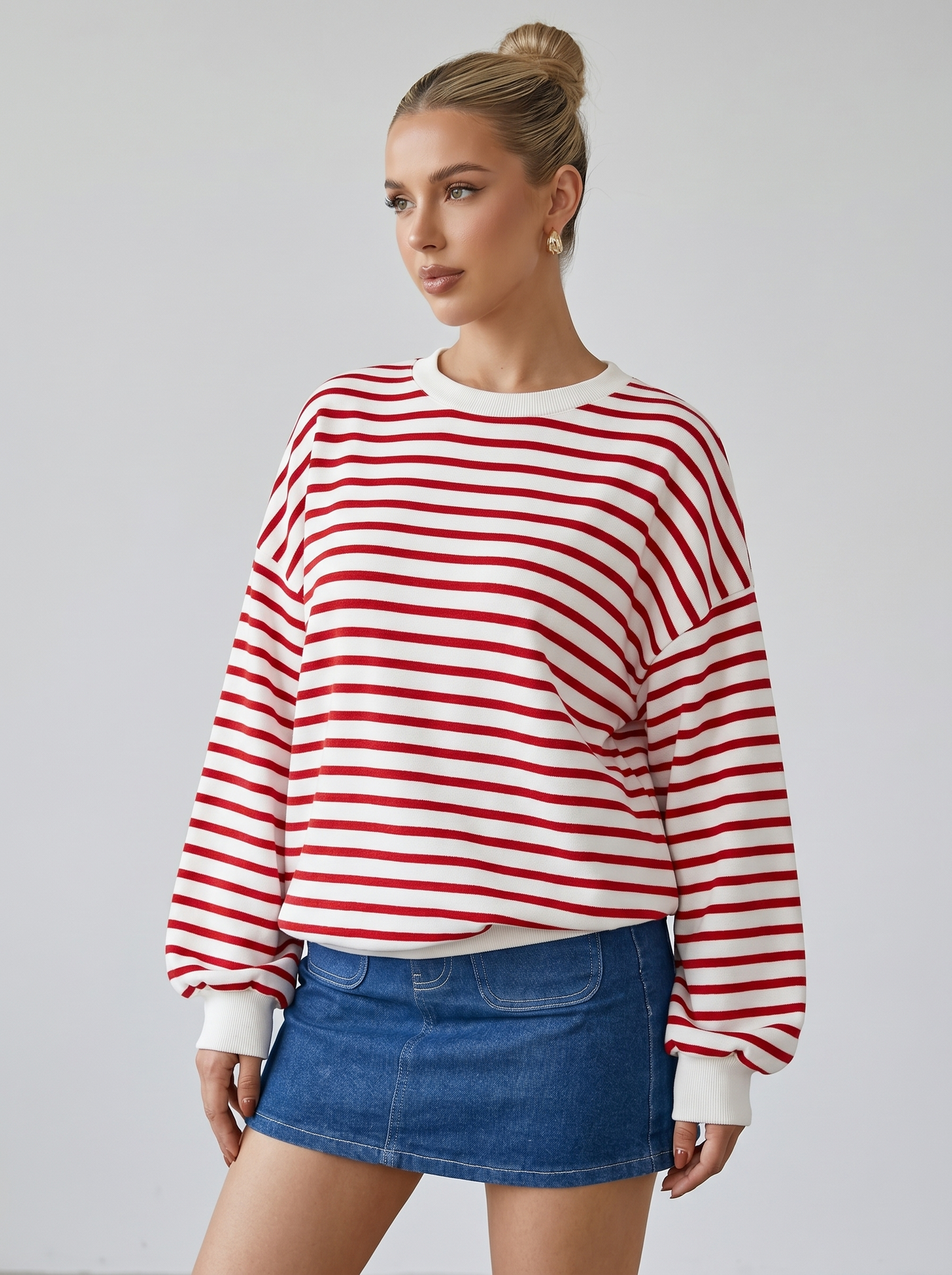 The Striped Oversized Sweater