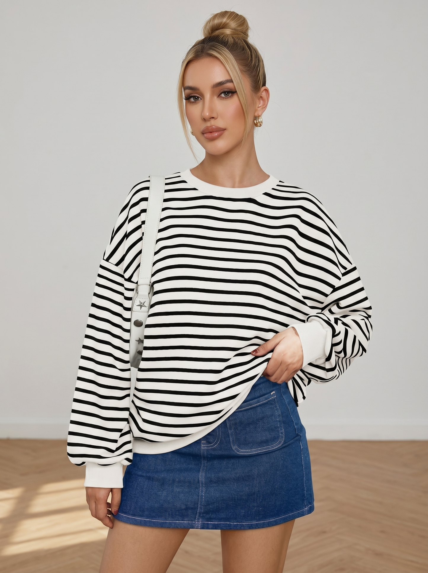 The Striped Oversized Sweater