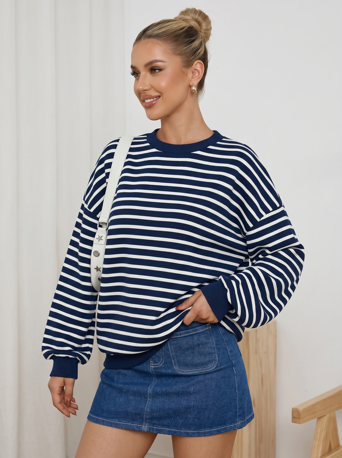 The Striped Oversized Sweater