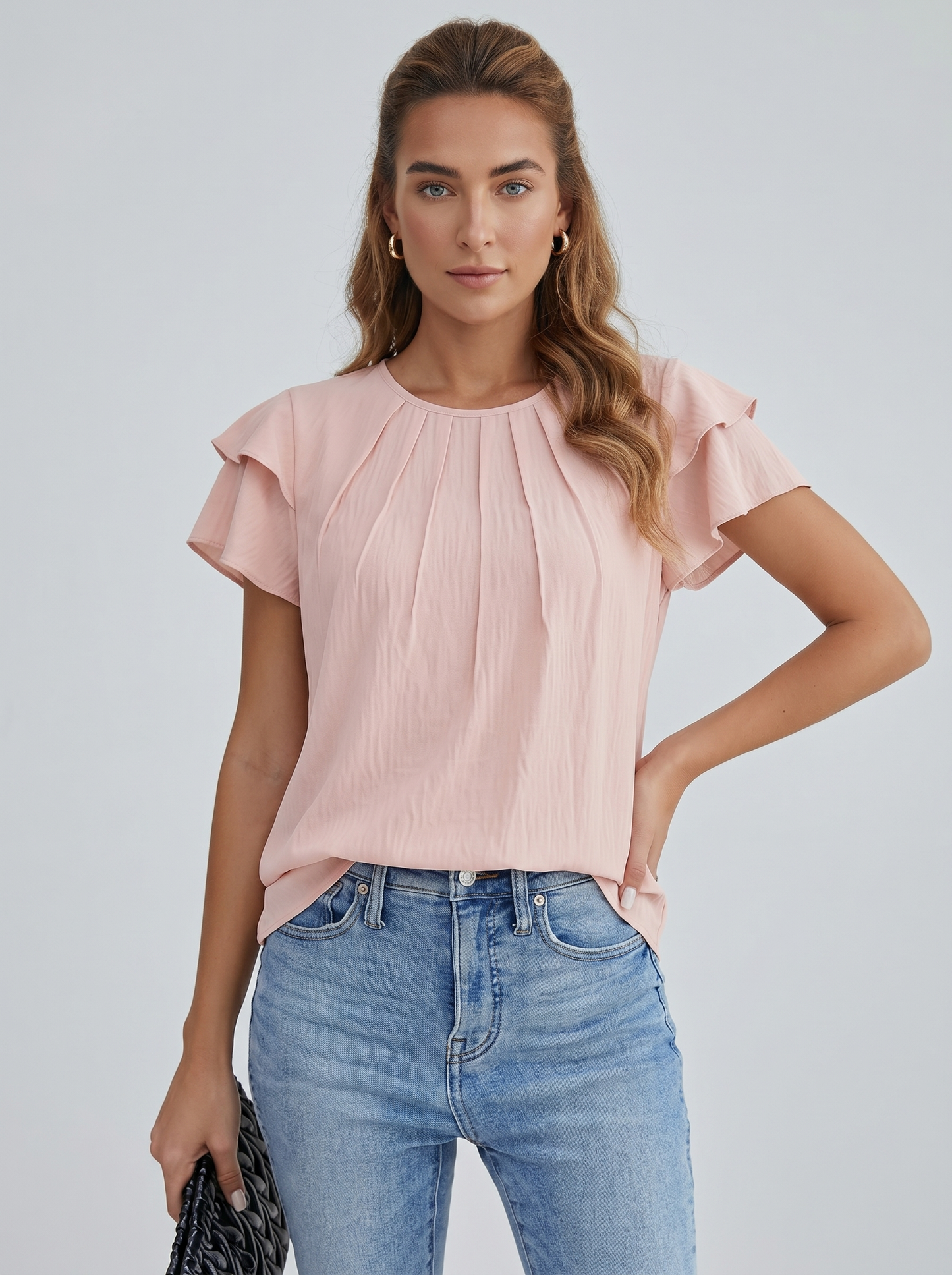 The Flutter Sleeve Blouse